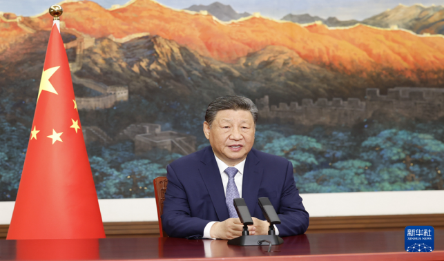 習近平向氣候和公正轉型領導人峰會發(fā)表致辭